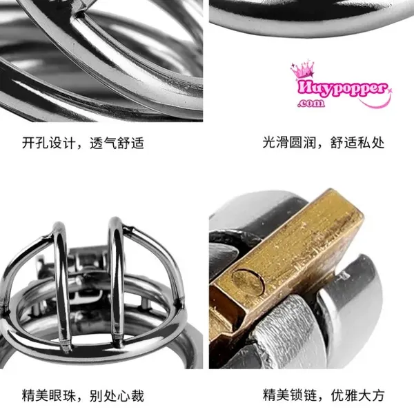 Khóa cu inox size mini bó sát