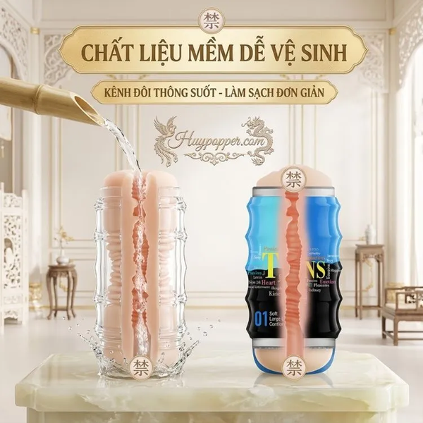 Cốc Thủ Dâm 2 Đầu YouCups Twins IV | Cấu Trúc Kênh Đôi Âm Đạo & Hậu Môn Đổi Cảm Giác