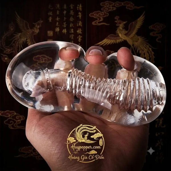 Cốc Thủ Dâm Silicon Trong Suốt Beata | Khối Đúc Siêu Mềm Bóp Siết Kích Thích