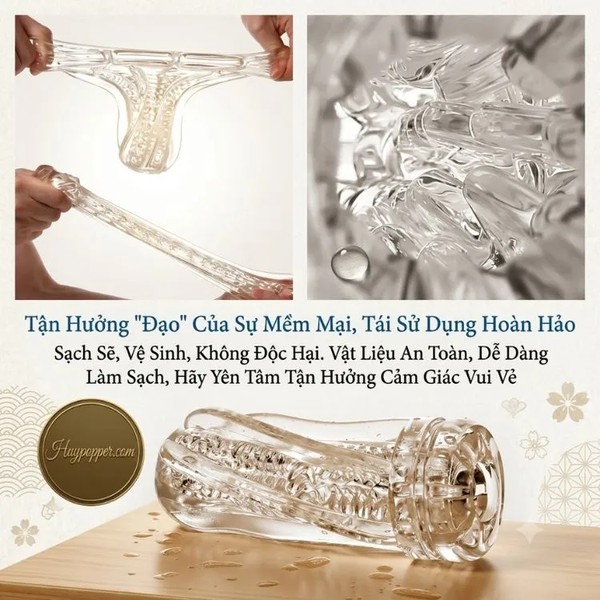 Cốc Thủ Dâm Trong Suốt Nhìn Thấy Bên Trong GALAKU TRAIL 2 – Hàng Chính Hãng Cao Cấp
