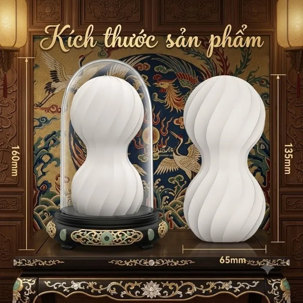 Cốc thủ dâm nam Sirius tích hợp que rung âm đạo hậu môn sưởi ấm 40°C