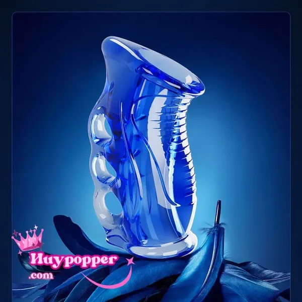 Cốc thủ dâm trong suốt cầm tay