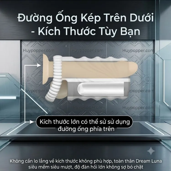 Cốc Tự Sướng 2 Đường Ống Monroe – Trứng Rung Nam Châm Công Suất Khủng