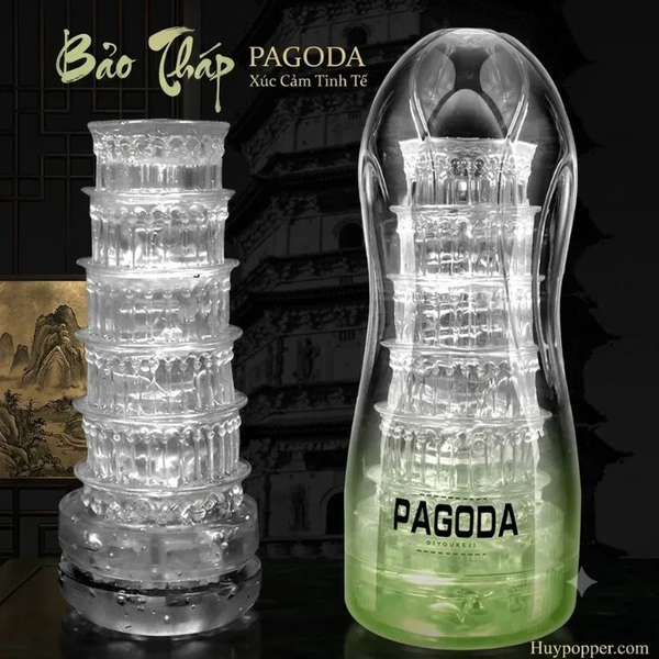 Cốc Thủ Dâm Trong Suốt Nhìn Xuyên Thấu Pagoda | Cấu Trúc Bảo Tháp Ôm Siết
