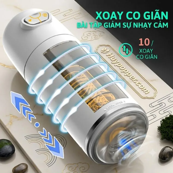 Máy Thủ Dâm Xoay Thụt Erolabs Thế Hệ Mới | Chống Nước, Dễ Vệ Sinh