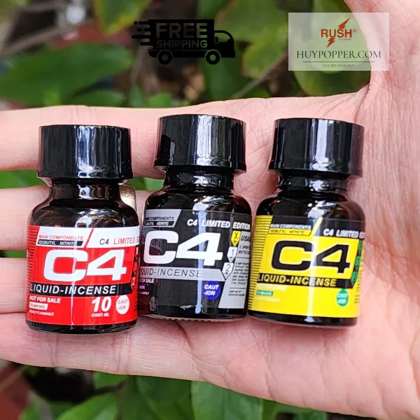 Combo 3 chai Popper C4 10ml - Siêu Mạnh