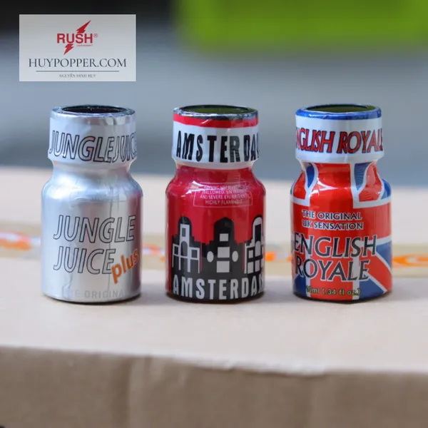 Combo 3 chai Popper English Royal Jungle Juice