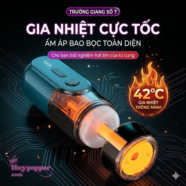 Máy bú mút chân không gia nhiệt cực tốc 42 độ C Paradise