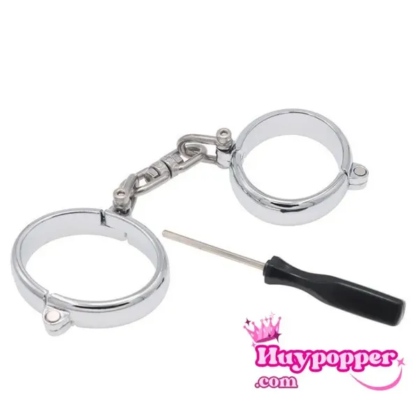 Còng tay inox chơi bdsm