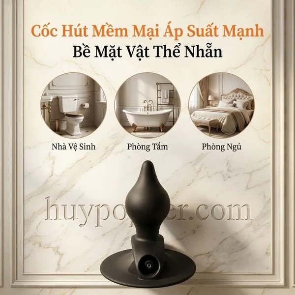 Plug bơm hơi hít tường Orcinus – Thiết kế rảnh tay, mở rộng 11.2cm