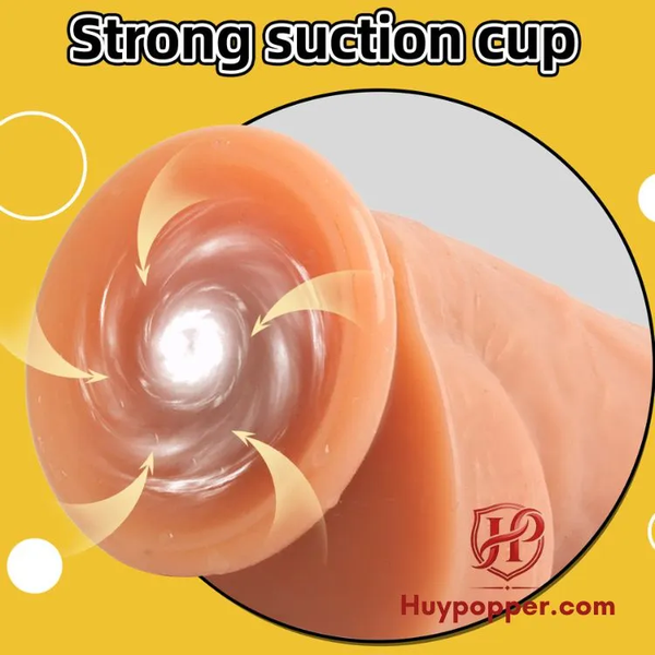 Dương Vật Giả Silicon Size To Pondus 18cm, Hít Đế Chắc Nhiều Tư Thế