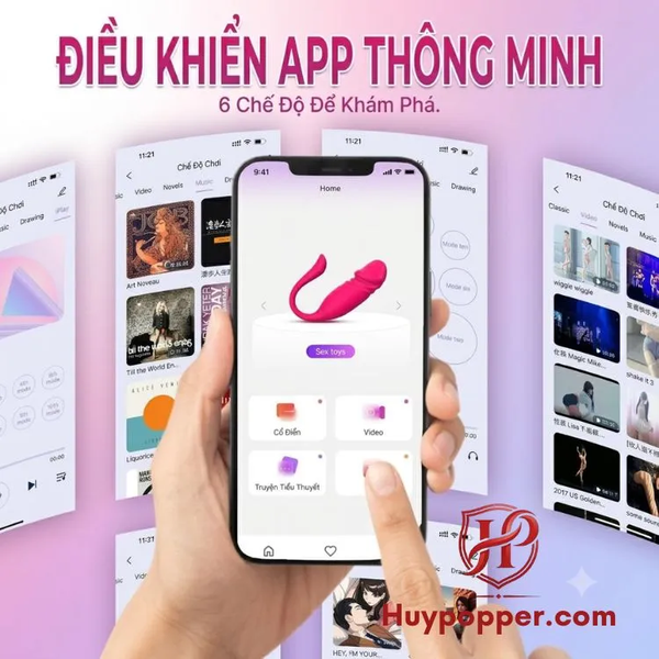 Trứng Rung Thụt Vibe Connect Điều Khiển App Thông Minh