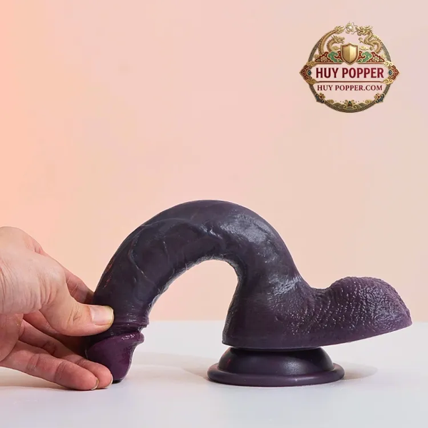 Dildo Hít Tường Rảnh Tay Alien | Màu Tím Than Độc Lạ Ôm Sát Từng Nhịp Dập