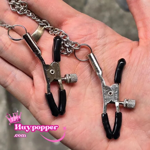 Đồ chơi BDSM kẹp ti bọc silicon