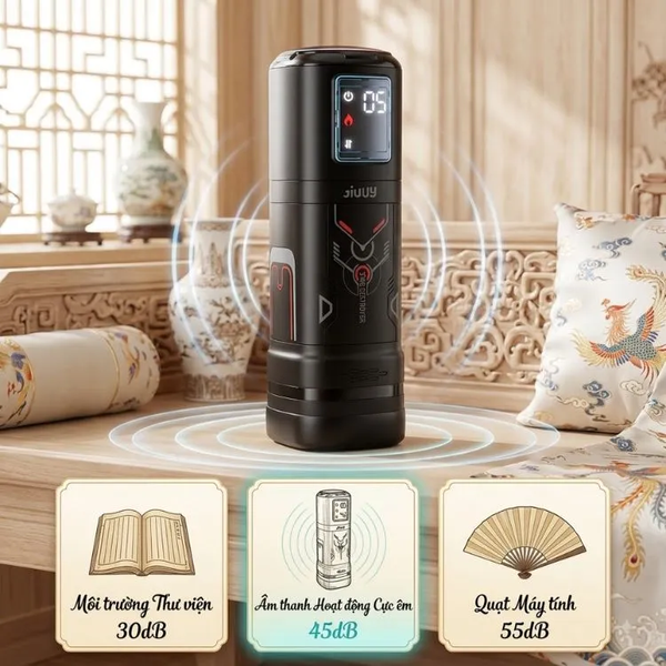 Cốc Sục Tự Động Có Nhiệt Anthea | Tỏa Nhiệt 42°C Điều Khiển Qua App 100 Kiểu Thụt Rung
