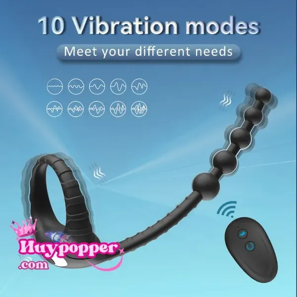 Đồ rung hậu môn mini kèm cockring Muji