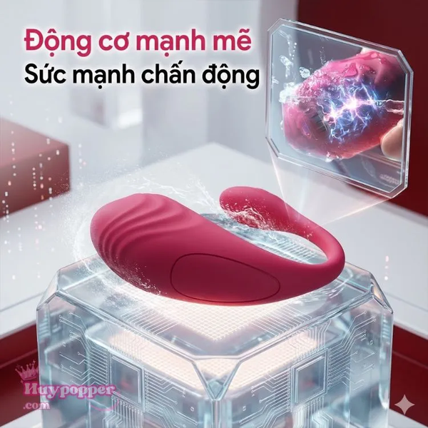 Trứng rung tình yêu kết nối App điều khiển từ xa Billy thông minh