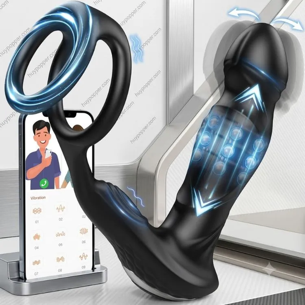 Dụng cụ điểm G nam Valerius kết nối App – Thiết kế ngoáy móc đa chức năng