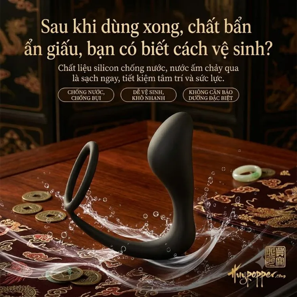 Vòng Khóa Tinh Mát Xa Tuyến Tiền Liệt Pius Yunman | Kích Thích Điểm G Nam Giới
