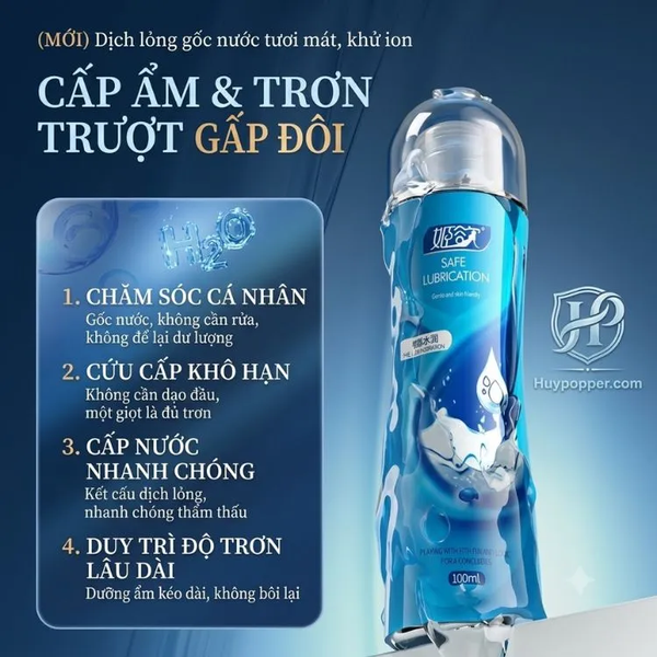 Dung Dịch Bôi Trơn Aqua Trơn Trượt Gấp Đôi Công Thức Mới