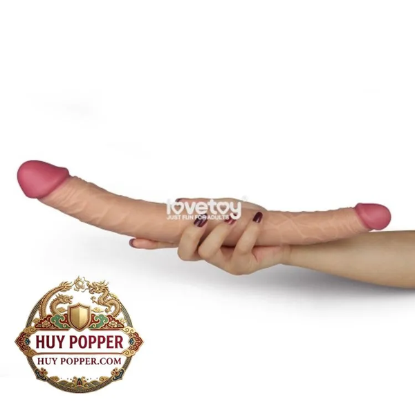 Dương Vật Giả Silicon 2 Đầu Lovetoy | Mềm Mịn Như Da Thật Sử Dụng Êm Á