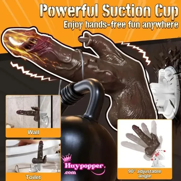 Dương vật giả cao cấp rung thụt Selina