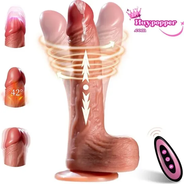 Dương Vật Giả Cao Cấp Rung Thụt Tự Động