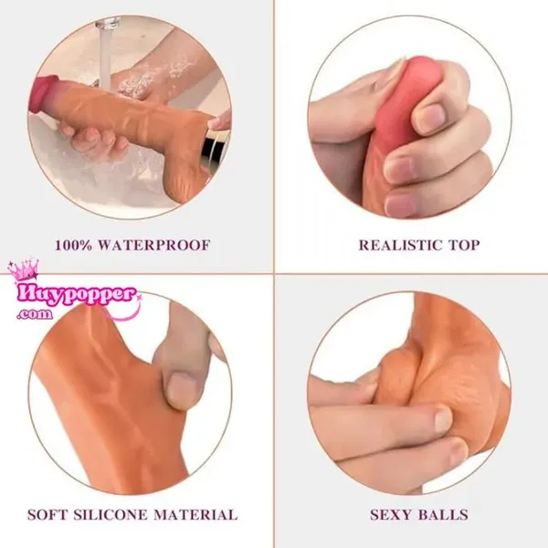 Dương vật giả cao cấp thụt như thật Snakie