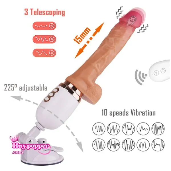 Dương vật giả cao cấp thụt như thật Snakie