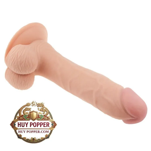 Dương Vật Giả Custos 22cm Siêu Mềm | Mềm Mịn Êm Ái Như Da Người