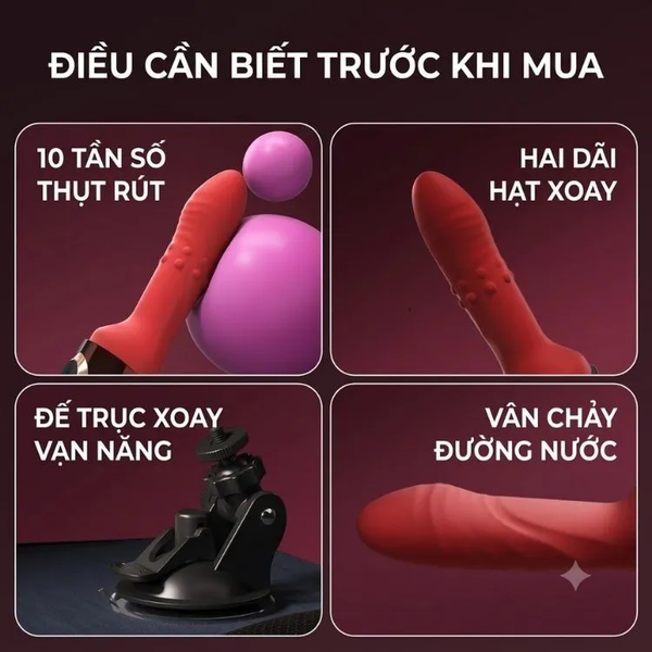 Dương Vật Giả Rung Thụt Galaku Queen Bee Thiết Kế Ngụy Trang Sang Trọng