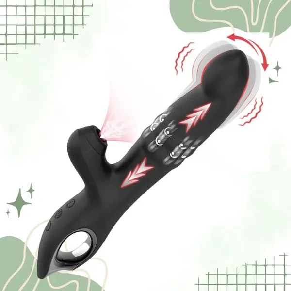 Dương vật giả móc thụt cao cấp Blacki (màu đen)