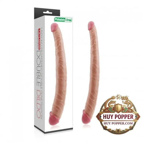 Dương Vật Giả Silicon 2 Đầu Lovetoy | Mềm Mịn Như Da Thật Sử Dụng Êm Á