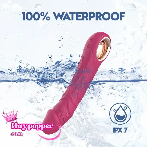 Dương vật giả silicon cầm tay có rung