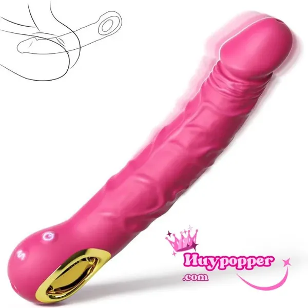 Dương vật giả silicon cầm tay có rung