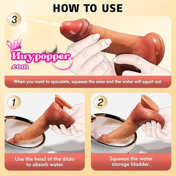 Dương vật giả phun nước như thật màu da Xixao