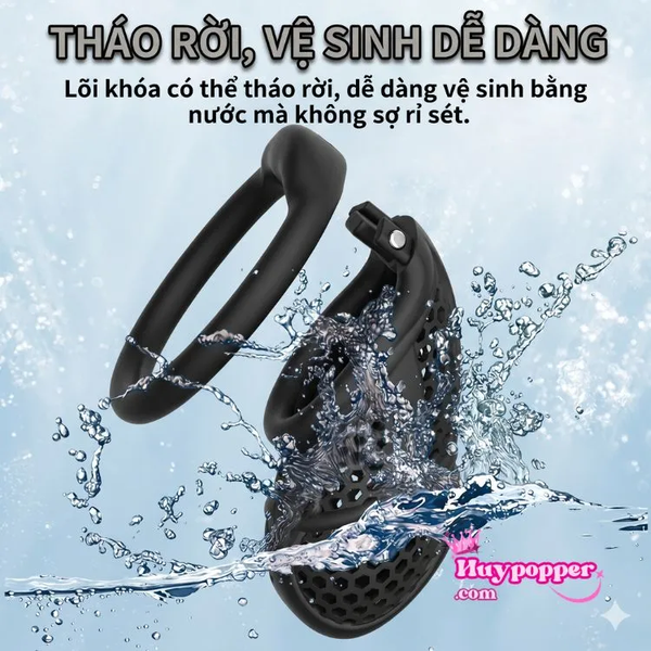 Khóa Trinh Tiết Nam Nano S Dáng Tổ Ong Nhẹ Tàng Hình Ôm Khít