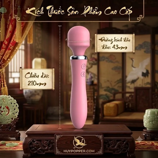 Gậy Massage Eros Mini Rung Kép 2 Đầu Giá Rẻ | Huypopper