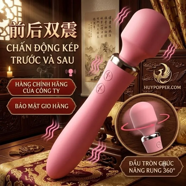 Gậy Massage Eros Mini Rung Kép 2 Đầu Giá Rẻ | Huypopper