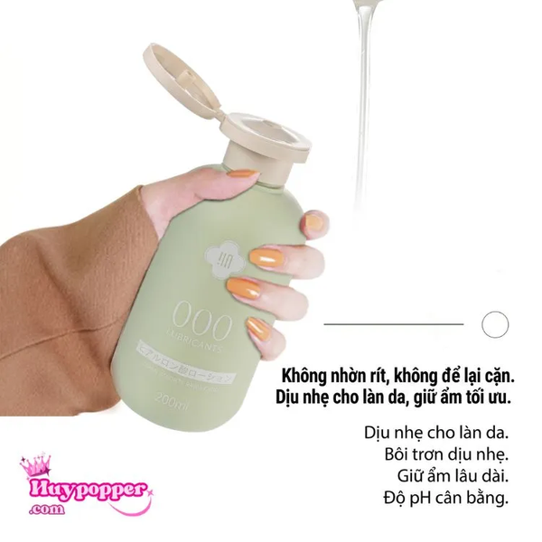 Gel Bôi Trơn 000 Tự Nhiên Cấp Ẩm HA Siêu Mượt Lâu Khô