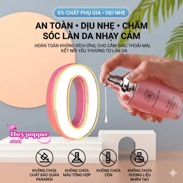 Gel bôi trơn gốc nước lâu khô Xun Z Lan - Sạch sẽ không để lại cặn, an toàn cho nữ