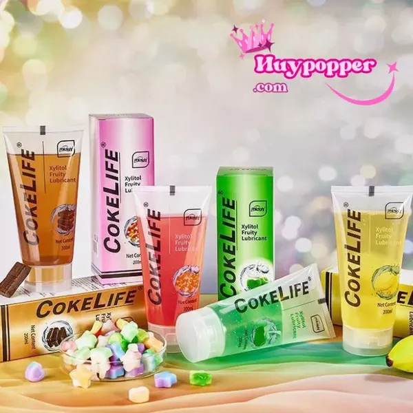 Gel bôi trơn cokelife 200ml hương trái cây