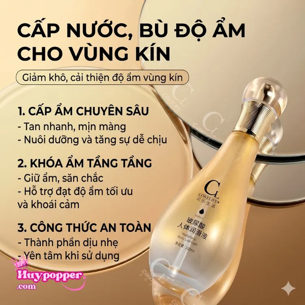 Gel Bôi Trơn Gốc Nước Cokelife HA Sang Trọng Giữ Ẩm Tối Ưu