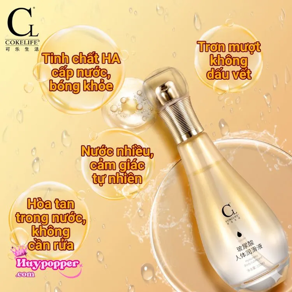 Gel Bôi Trơn Gốc Nước Cokelife HA Sang Trọng Giữ Ẩm Tối Ưu