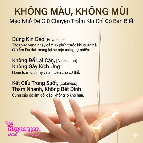  Gel bôi trơn tơ tằm Chuanjing - Kết cấu kéo sợi smooth mượt mà, kích thích tiết dịch