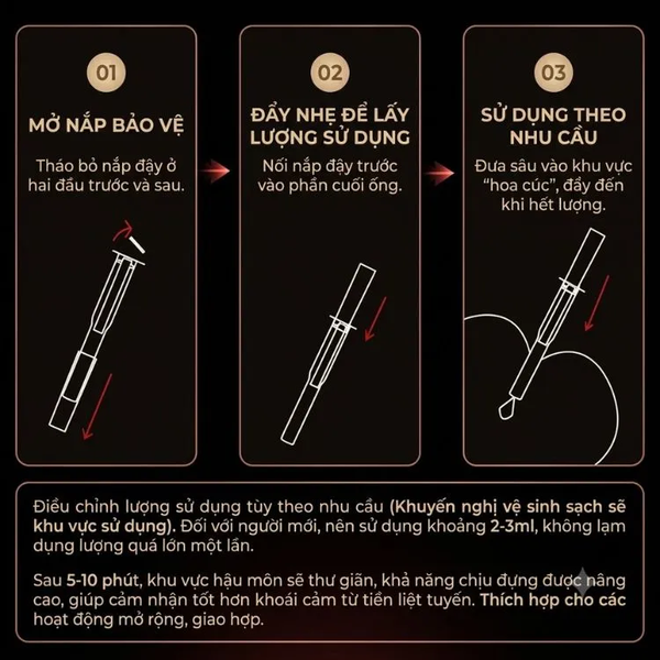 Gel Bôi Trơn Levana Chuyên Dụng Cho Người Mới Quan Hệ Hậu Môn