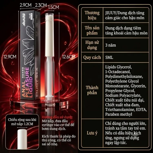 Gel Bôi Trơn Levana Chuyên Dụng Cho Người Mới Quan Hệ Hậu Môn