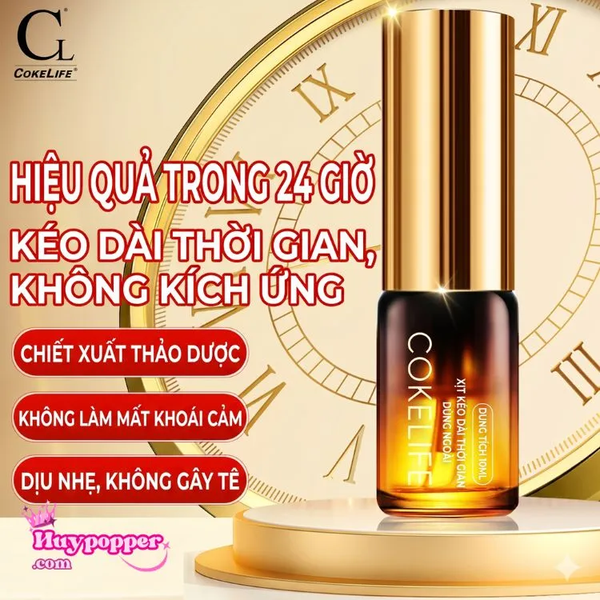 Chai Xịt Cokelife Thảo Dược Hỗ Trợ Chống Xuất Sớm Không Gây Tê