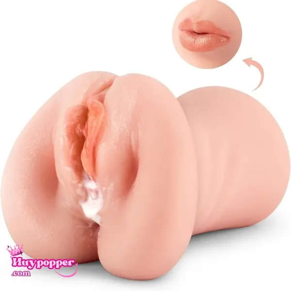 Âm Đạo Giả Sakura 2 Đầu – Silicon 800g Siêu Mềm Mại & Se Khít