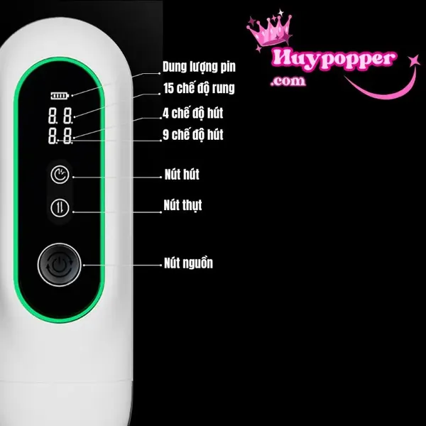 Máy bú mút kèm chức năng thụt Paradise